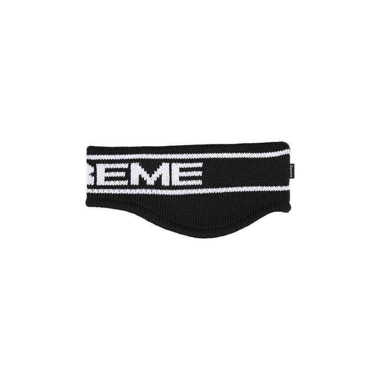Buy Supreme Contrast Logo Headband 'Black' - FW25BN50 BLACK | GOAT