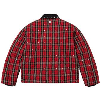 Buy Supreme x B.B. Simon Quilted Work Jacket 'Plaid' - FW25J89