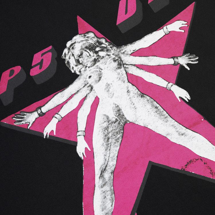 Sp5der Star Girl T-Shirt Black