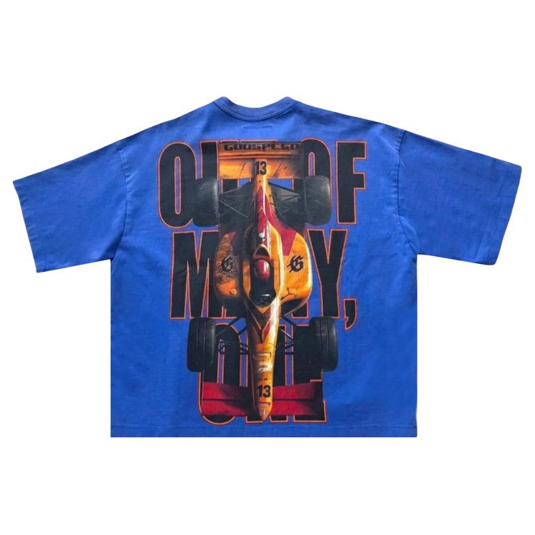 Godspeed F1 Finishline T-Shirt Blue Wash
