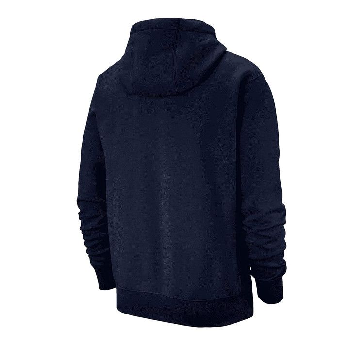 Nike Sportswear Club Fleece Pullover Hoodie Midnight Navy/White