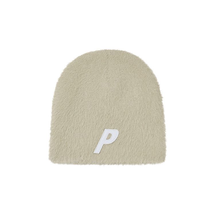Buy Palace Faux Mohair P Nein Cuff Beanie 'Stoney Grey' - P29BN053