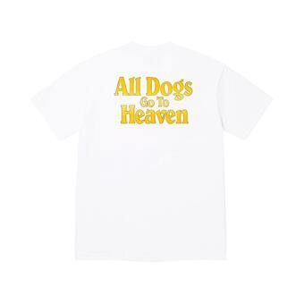 Buy Supreme All Dogs Go To Heaven Tee 'White' - FW25T42 WHITE | GOAT