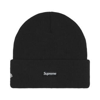 Buy Supreme New Era Old English Beanie 'Black' - FW25BN65 BLACK | GOAT