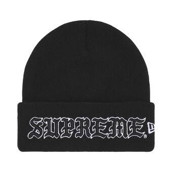 帽子 supreme old english cap black Buy Supreme New Era Old English Beanie 'Black' - FW25BN65 BLACK | GOAT