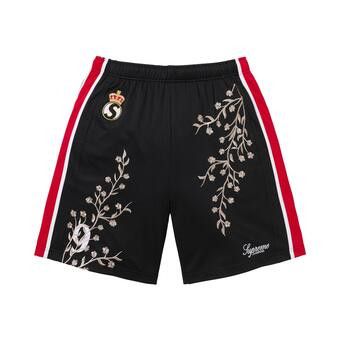 Buy Supreme Floral Soccer Short 'Black' - FW25SH5 BLACK | GOAT