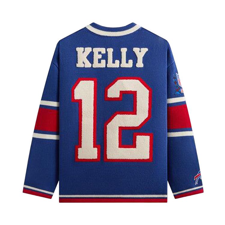 Kith For The Nfl Buffalo Bills V-Neck Beau Knit Sweater Current