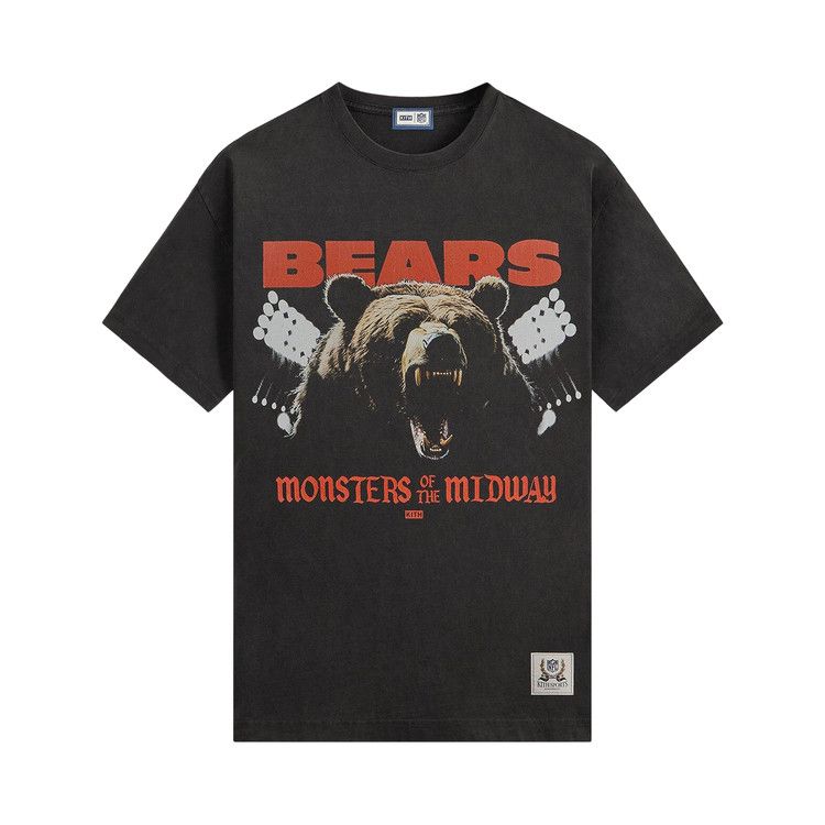 Kith For The Nfl Chicago Bears Photo Vintage Jones Tee 'black'