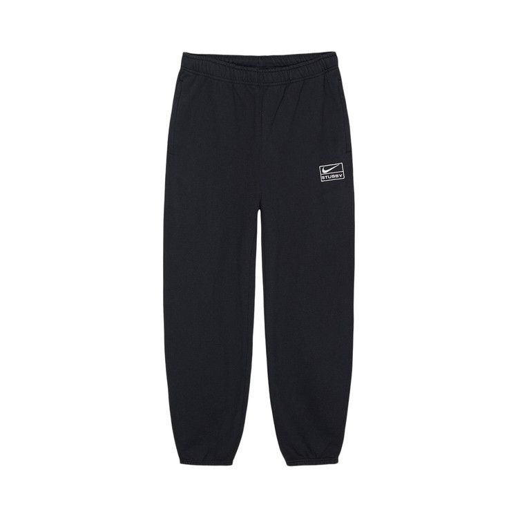Stussy x Nike Stone Washed Fleece Pant (FW25) Black