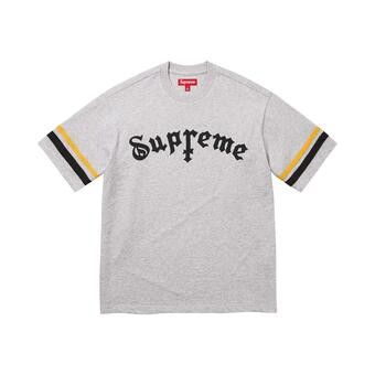 Buy Supreme Cross Short-Sleeve Top 'Heather Grey' - FW25KN95