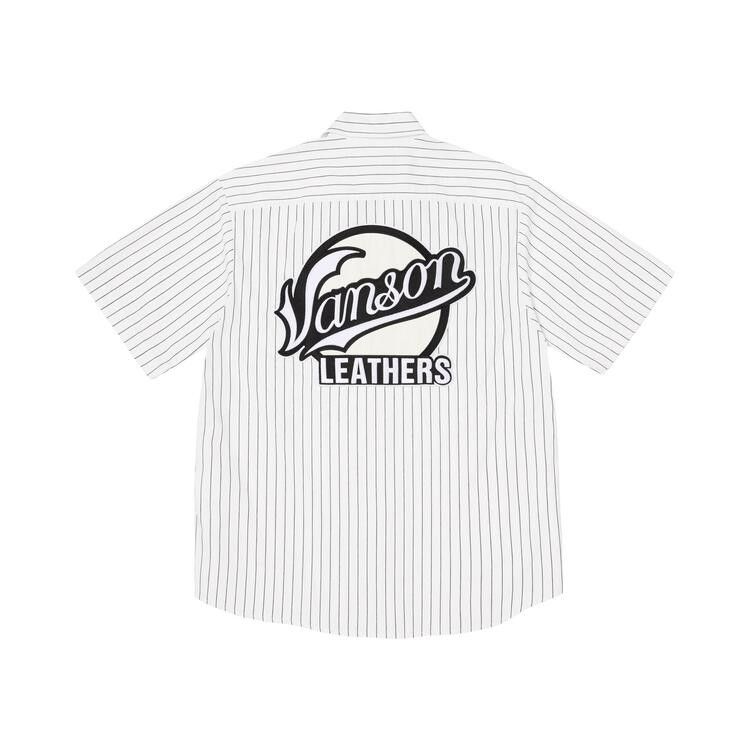 Buy Supreme x Vanson Leathers Short-Sleeve Work Shirt 'Stripe