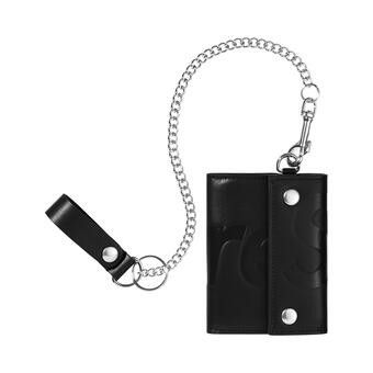 Buy Supreme Leather Chain Wallet 'Black' - FW25B13 BLACK | GOAT