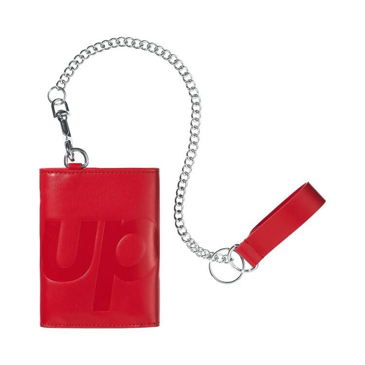 Buy Supreme Leather Chain Wallet 'Red' - FW25B13 RED | GOAT
