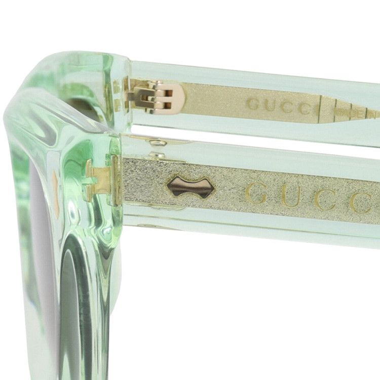 Gucci Square Frame Recycled Acetate Sunglasses Green