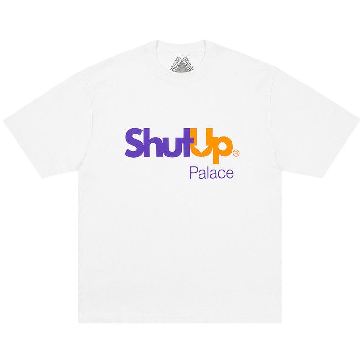 Buy Palace Shut Up T-Shirt 'White' - P29TS122 | GOAT