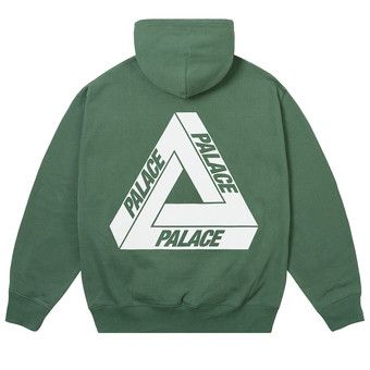 Buy Palace Tri-Ferg Hood 'Racey Green' - P29HD079 | GOAT