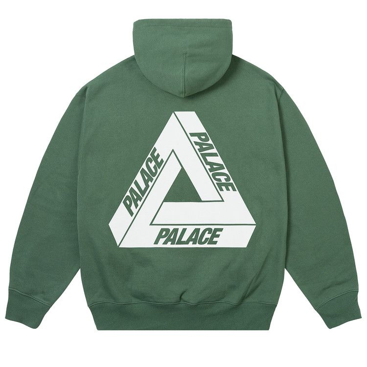 Buy Palace Tri-Ferg Hood 'Racey Green' - P29HD079 | GOAT
