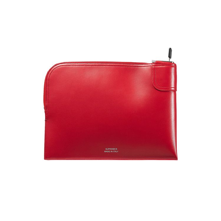 Buy Supreme Leather Money Bag 'Red' - FW25B20 RED | GOAT