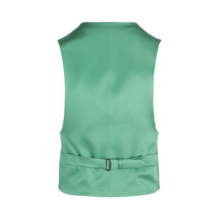 Gucci Scoopneck Tailored Vest 'green'