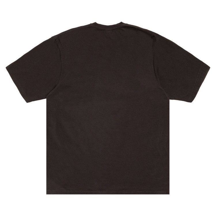 Stussy Stretch T-Shirt Pigment Dyed Faded Black