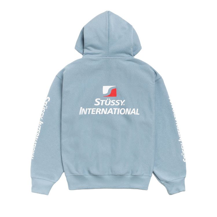 Stussy International Zip Hoodie Slate