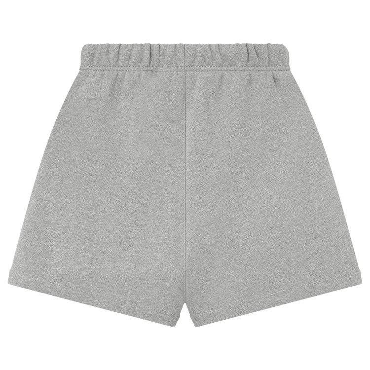 Fear Of God Essentials Kids Fleece Soccer Short 'heather Stone'