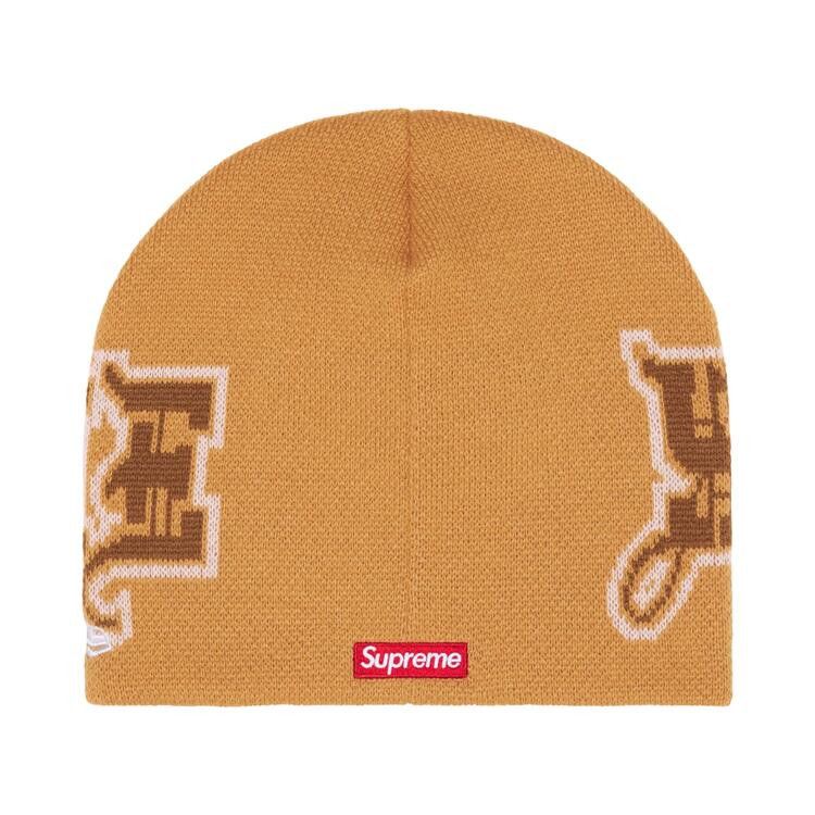 Buy Supreme New Era Outline Beanie 'Tan' - FW25BN51 TAN | GOAT