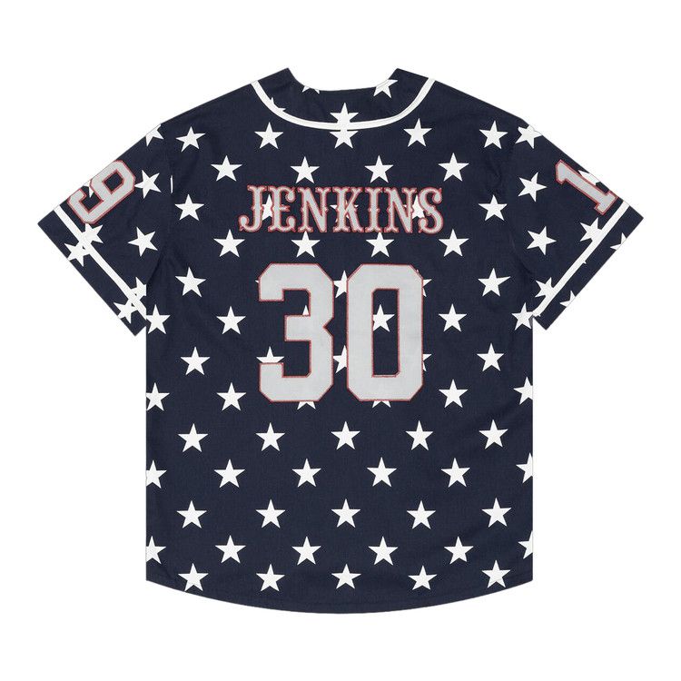 Buy Denim Tears Jenkins Baseball Jersey 'Navy' - FW25TKJ002267 | GOAT