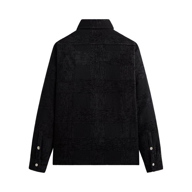 Kith Chenille Plaid Brixton Puffed Shirt Jacket 'black'