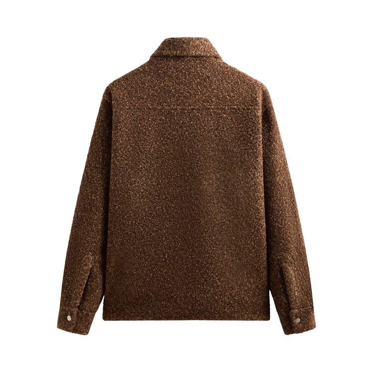Kith Boucle Puffed Ace Shirt Jacket Terra