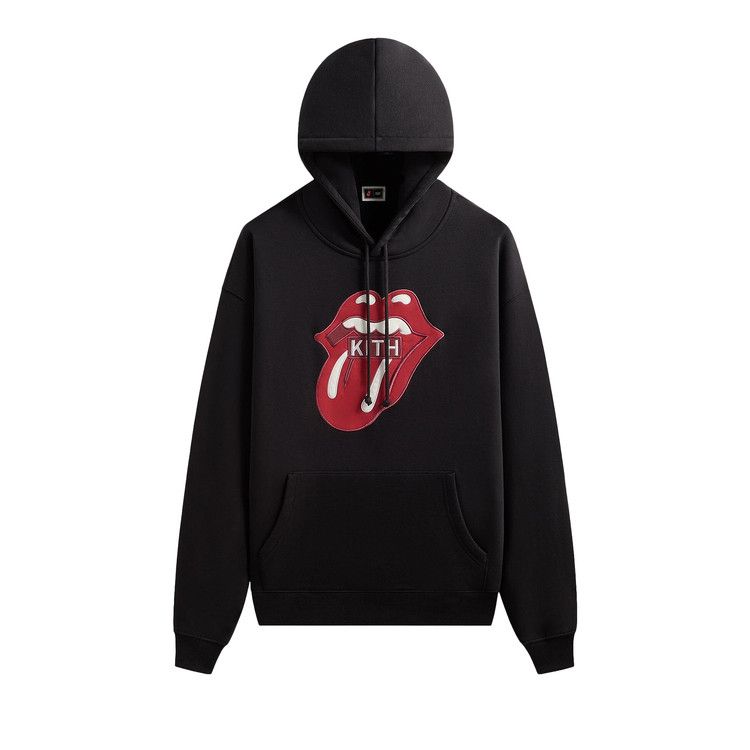 Buy Kith For The Rolling Stones Classic Logo Nelson Hoodie 'Black