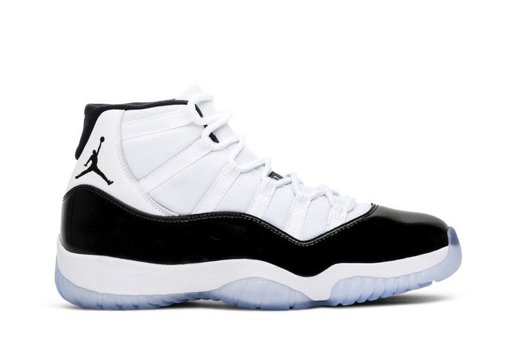 white and blue concord 11