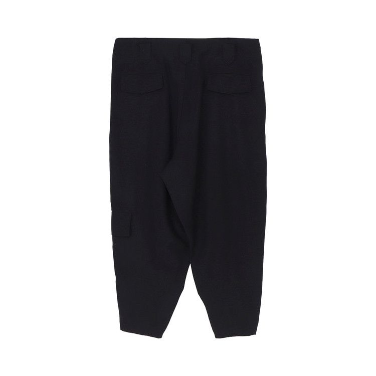 Buy Yohji Yamamoto Pour Homme Left Side Pocket Gab P Pants 'Black