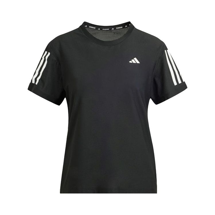adidas Own The Run T-Shirts 'Black White' (Women's)