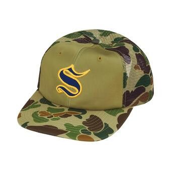 Buy Supreme Contrast S Mesh Back 6-Panel 'Olive Camo' - FW25H57
