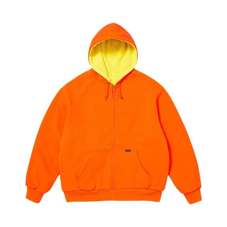 Buy Supreme Reversible Work Zip Up Hooded Sweatshirt 'Bright