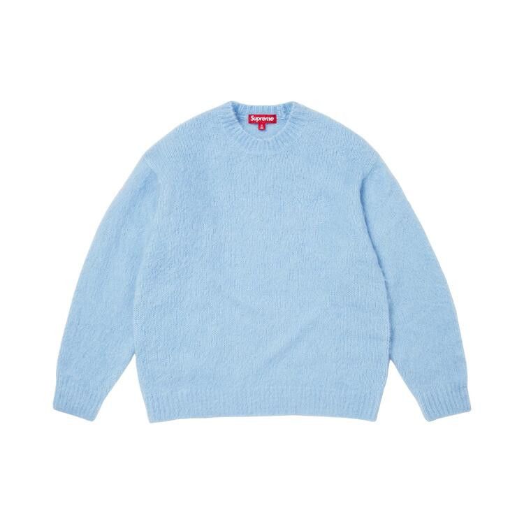 Supreme Brushed Mohair Sweater Lサイズ Buy Supreme Brushed Mohair Sweater 'Light Blue' - FW25SK13 LIGHT