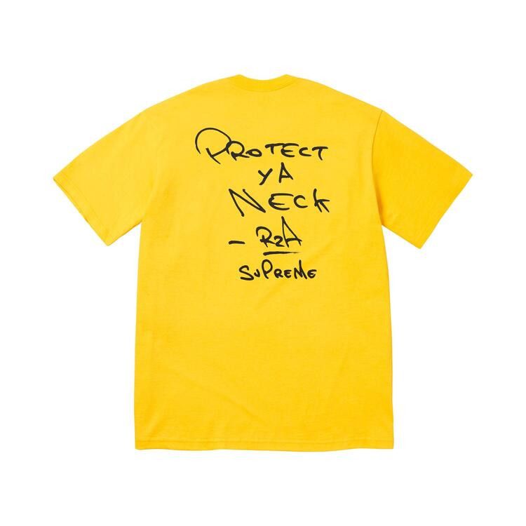 Buy Supreme x Wu-Tang Clan Rza Tee 'Yellow' - FW25T1 YELLOW | GOAT