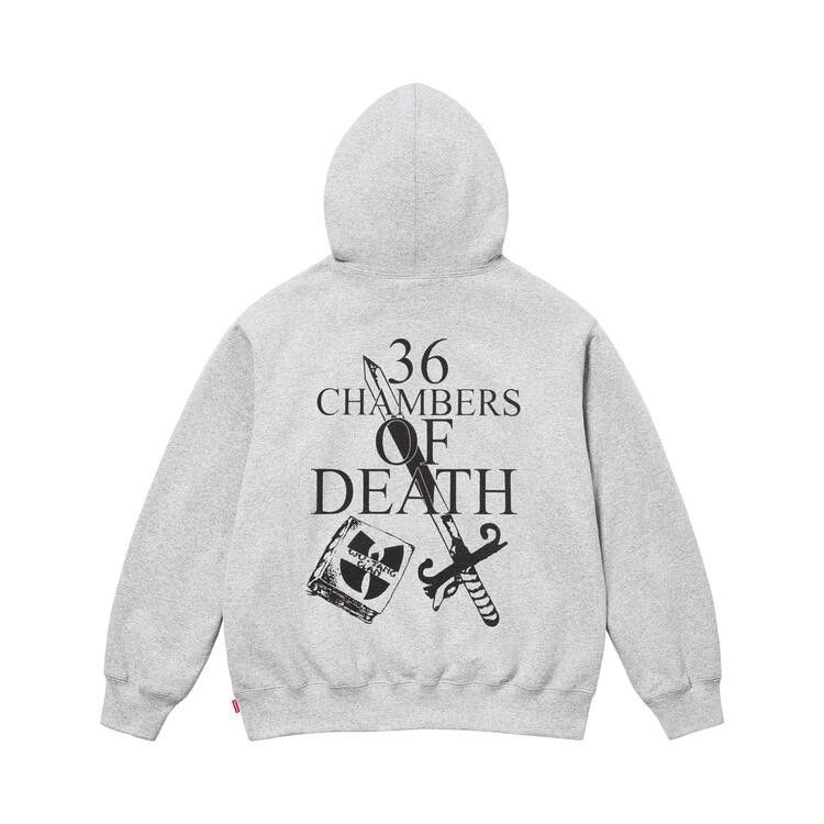 トップス Supreme Wu-Tang Clan Hooded Sweatshirt Buy Supreme x Wu-Tang Clan Hooded Sweatshirt 'Ash Grey' - FW25SW26
