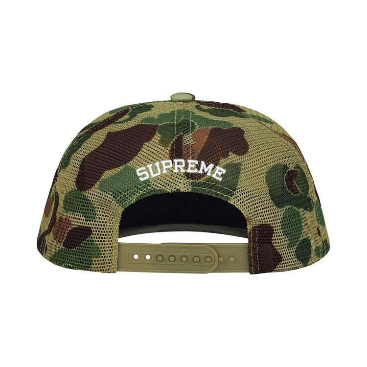 Buy Supreme Contrast S Mesh Back 6-Panel 'Olive Camo' - FW25H57