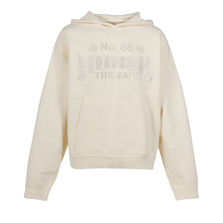 Honor The Gift Art Knit Hoodie 'Bone' — foto 2