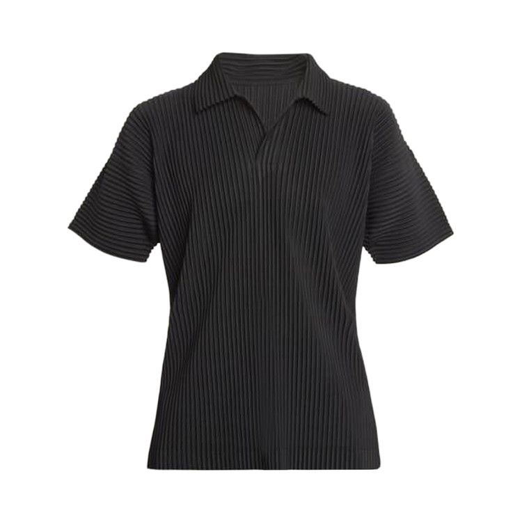 Buy Homme Plissé Issey Miyake Basics Polo Shirt 'Navy' - HP59JM530