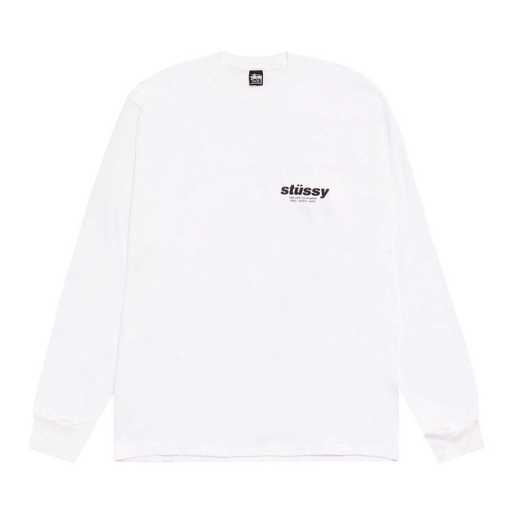 Buy Stussy Rollers Long-Sleeve Tee 'White' - 1995160 WHIT | GOAT