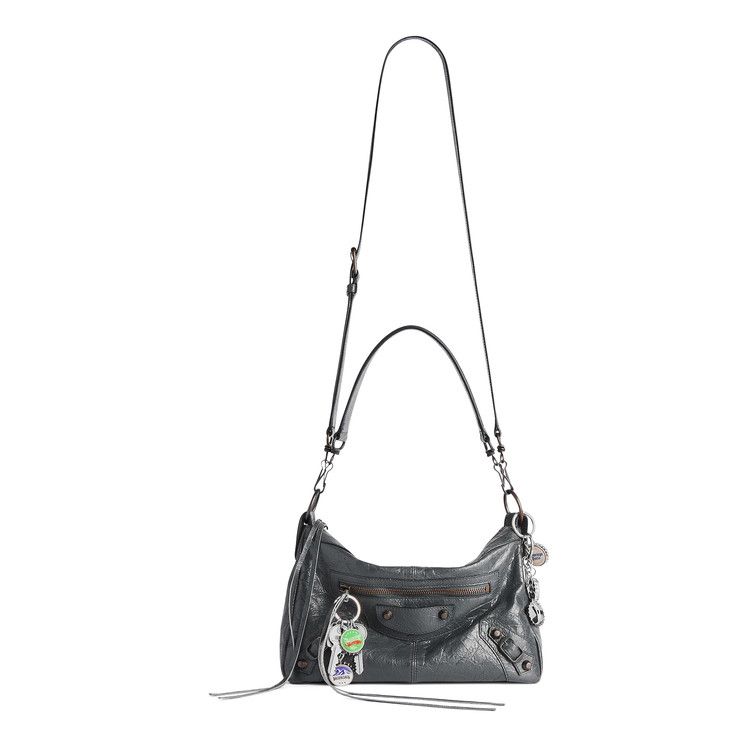 Balenciaga Le City Moto Small Volcanic Rock