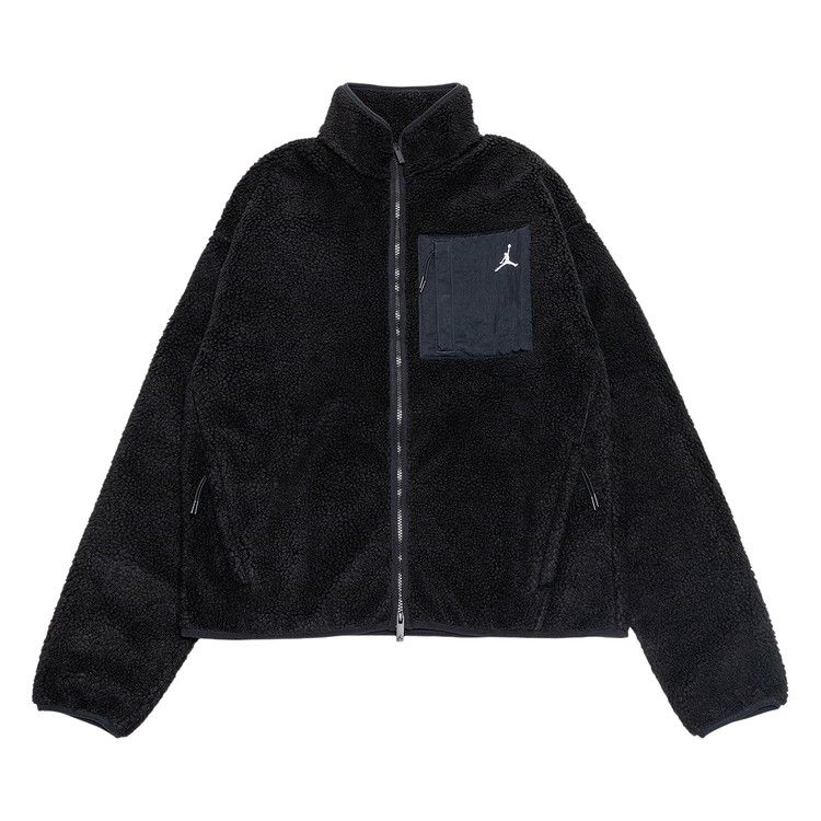 Air Jordan Flight Mountainside Faux Fur Jacket Black/White