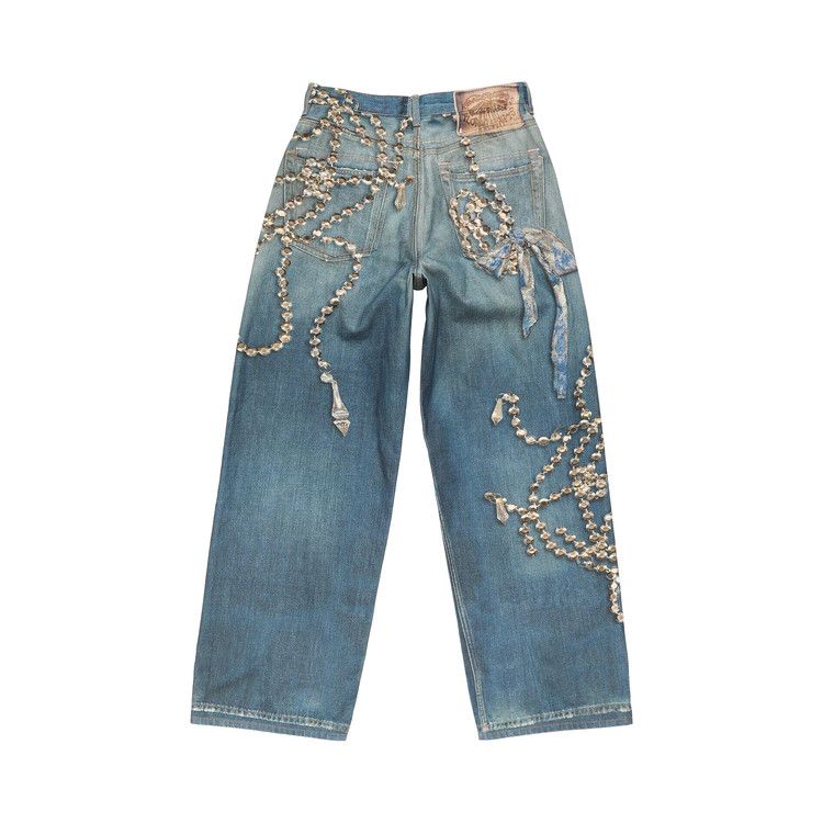 Acne Studios 1981 Loose Fit Jeans 'mid Blue'