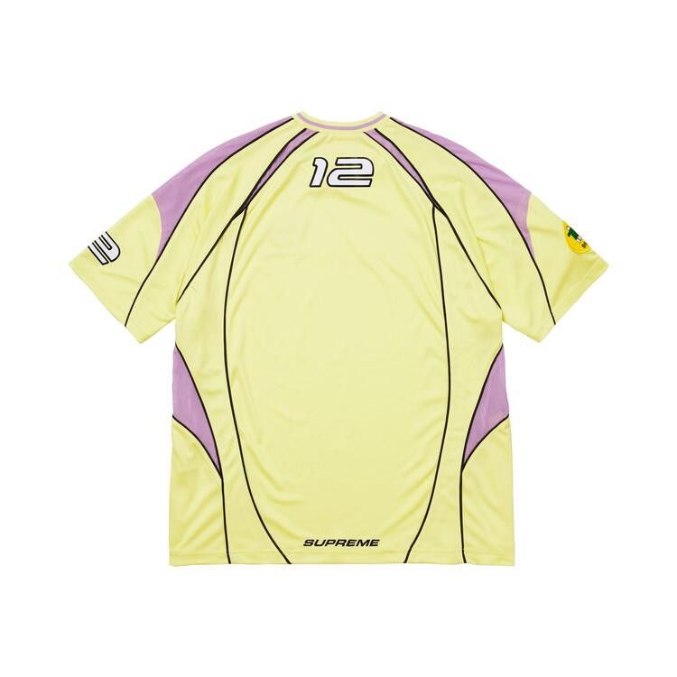 Buy Supreme Piping Soccer Jersey 'Pale Yellow' - FW25KN82 PALE