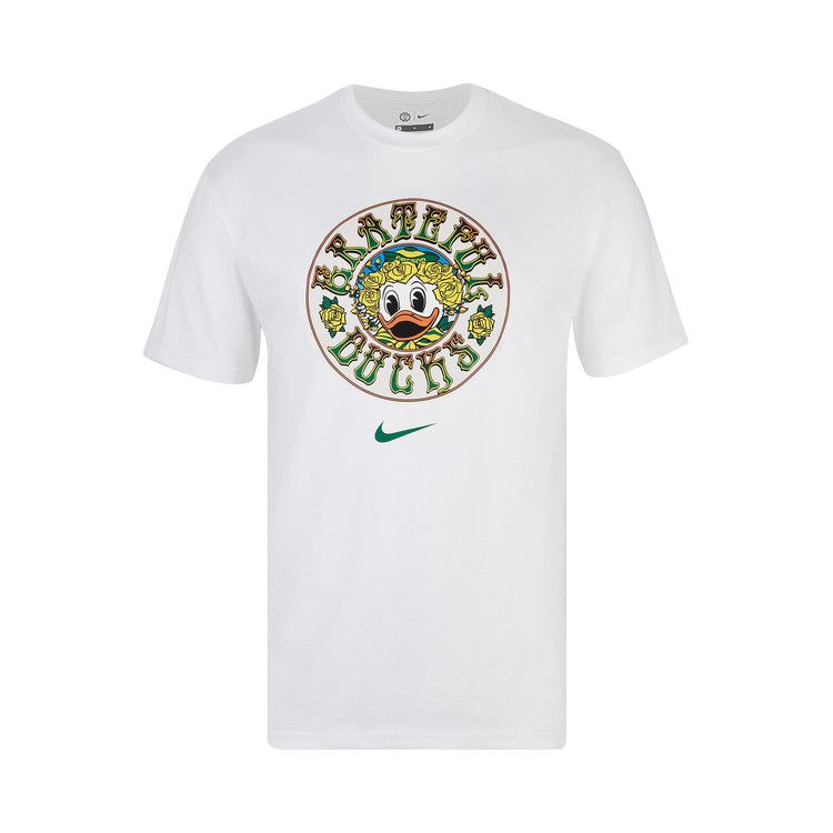 Nike X Class Trip X Grateful Dead X Oregon Duck & Roses T-Shirt White