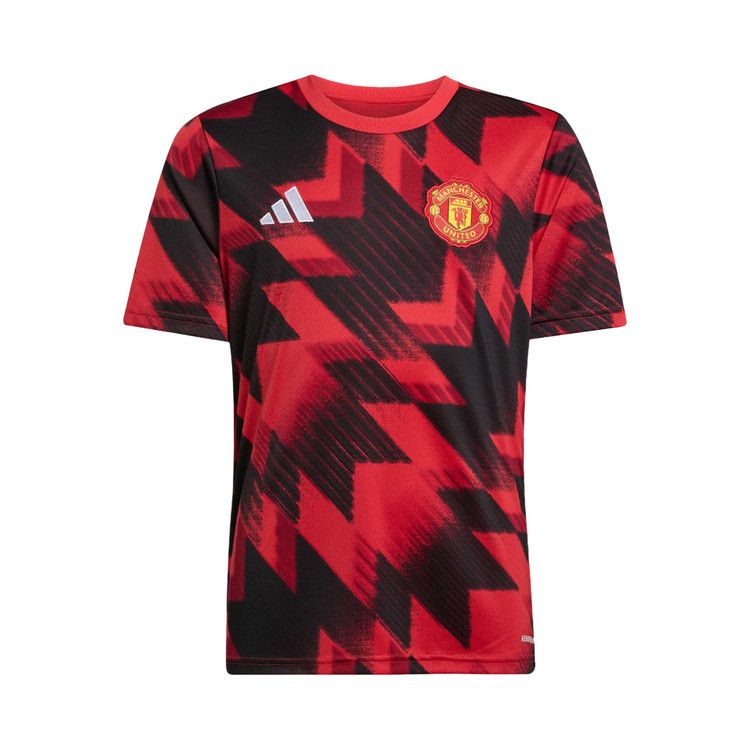 adidas Kids 25/26 Pre-Match Jersey Mufc Red — photo 2