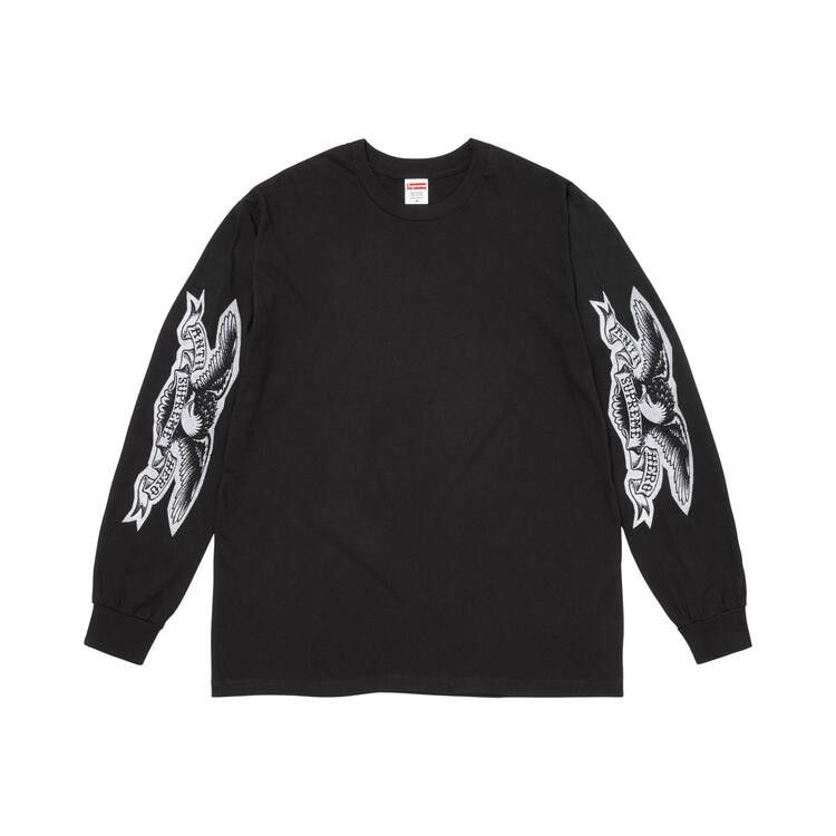 Buy Supreme x Antihero Eagle Long-Sleeve Tee 'Black' - FW25T38